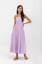 KIEVA PLEATED CHEST CAMISOLE MAXI DRESS