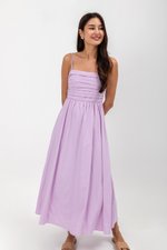 KIEVA PLEATED CHEST CAMISOLE MAXI DRESS