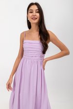KIEVA PLEATED CHEST CAMISOLE MAXI DRESS