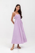 KIEVA PLEATED CHEST CAMISOLE MAXI DRESS