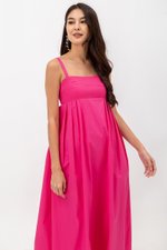KAMILAH PLEATED CAMISOLE MAXI DRESS