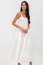 KAMILAH PLEATED CAMISOLE MAXI DRESS