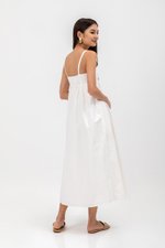 KAMILAH PLEATED CAMISOLE MAXI DRESS