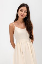 ADELAIDE CHECKERED CAMISOLE MAXI DRESS