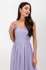 ADELAIDE CHECKERED CAMISOLE MAXI DRESS