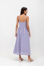 ADELAIDE CHECKERED CAMISOLE MAXI DRESS