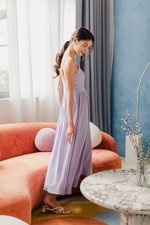 ADELAIDE CHECKERED CAMISOLE MAXI DRESS