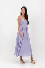 ADELAIDE CHECKERED CAMISOLE MAXI DRESS