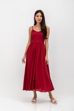 ADELAIDE CHECKERED CAMISOLE MAXI DRESS