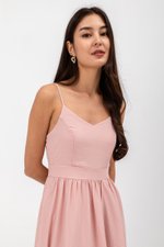 ADELAIDE CHECKERED CAMISOLE MAXI DRESS