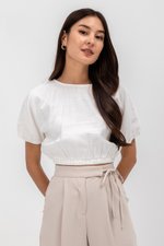 ANYA SIDE RIBBON TIE TAPERED PANTS ANYA SIDE RIBBON TIE TAPERED PANTS