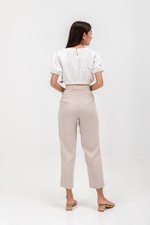 ANYA SIDE RIBBON TIE TAPERED PANTS ANYA SIDE RIBBON TIE TAPERED PANTS