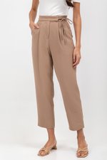 ANYA SIDE RIBBON TIE TAPERED PANTS ANYA SIDE RIBBON TIE TAPERED PANTS