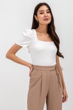 ANYA SIDE RIBBON TIE TAPERED PANTS ANYA SIDE RIBBON TIE TAPERED PANTS