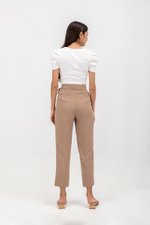 ANYA SIDE RIBBON TIE TAPERED PANTS ANYA SIDE RIBBON TIE TAPERED PANTS
