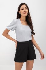 ANKA BASIC HIGH WAISTED SHORTS