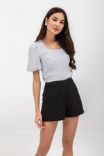 ANKA BASIC HIGH WAISTED SHORTS
