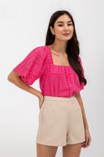 ANKA BASIC HIGH WAISTED SHORTS