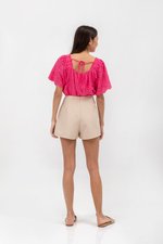 ANKA BASIC HIGH WAISTED SHORTS
