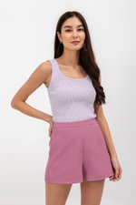 ANKA BASIC HIGH WAISTED SHORTS