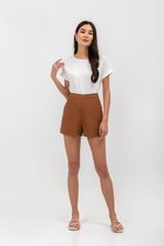 ANKA BASIC HIGH WAISTED SHORTS