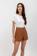 ANKA BASIC HIGH WAISTED SHORTS
