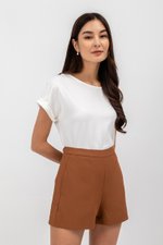 ANKA BASIC HIGH WAISTED SHORTS