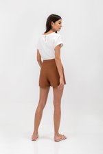 ANKA BASIC HIGH WAISTED SHORTS