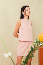 ASTERIA LINEN HIGHWAIST SHORTS