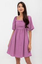 STEPHANIE PLEATED CHEST MINI DRESS