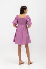 STEPHANIE PLEATED CHEST MINI DRESS