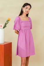 STEPHANIE PLEATED CHEST MINI DRESS