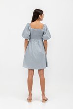 STEPHANIE PLEATED CHEST MINI DRESS