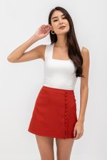 ELIJAH SIDE BUTTONDOWN SKORTS