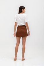 ELIJAH SIDE BUTTONDOWN SKORTS