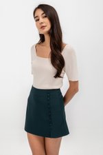 ELIJAH SIDE BUTTONDOWN SKORTS