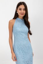 ELVIE LACE SHEATH MIDI CHEONGSAM