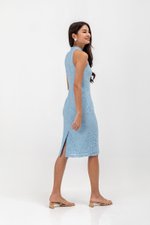 ELVIE LACE SHEATH MIDI CHEONGSAM