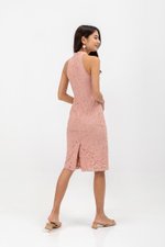 ELVIE LACE SHEATH MIDI CHEONGSAM