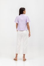 KENDALL FLUTTER SLEEVE CHEONGSAM TOP KENDALL FLUTTER SLEEVE CHEONGSAM TOP