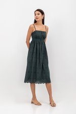 YASMIN EYELET CAMISOLE MIDI DRESS