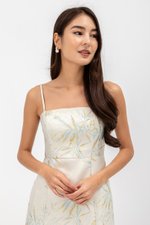 KATIE SPARROW JACQUARD CAMISOLE MINI DRESS KATIE SPARROW JACQUARD CAMISOLE MINI DRESS