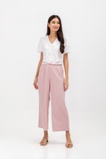 VIOLETTE PUFF SLEEVE FLORAL CHEONGSAM TOP