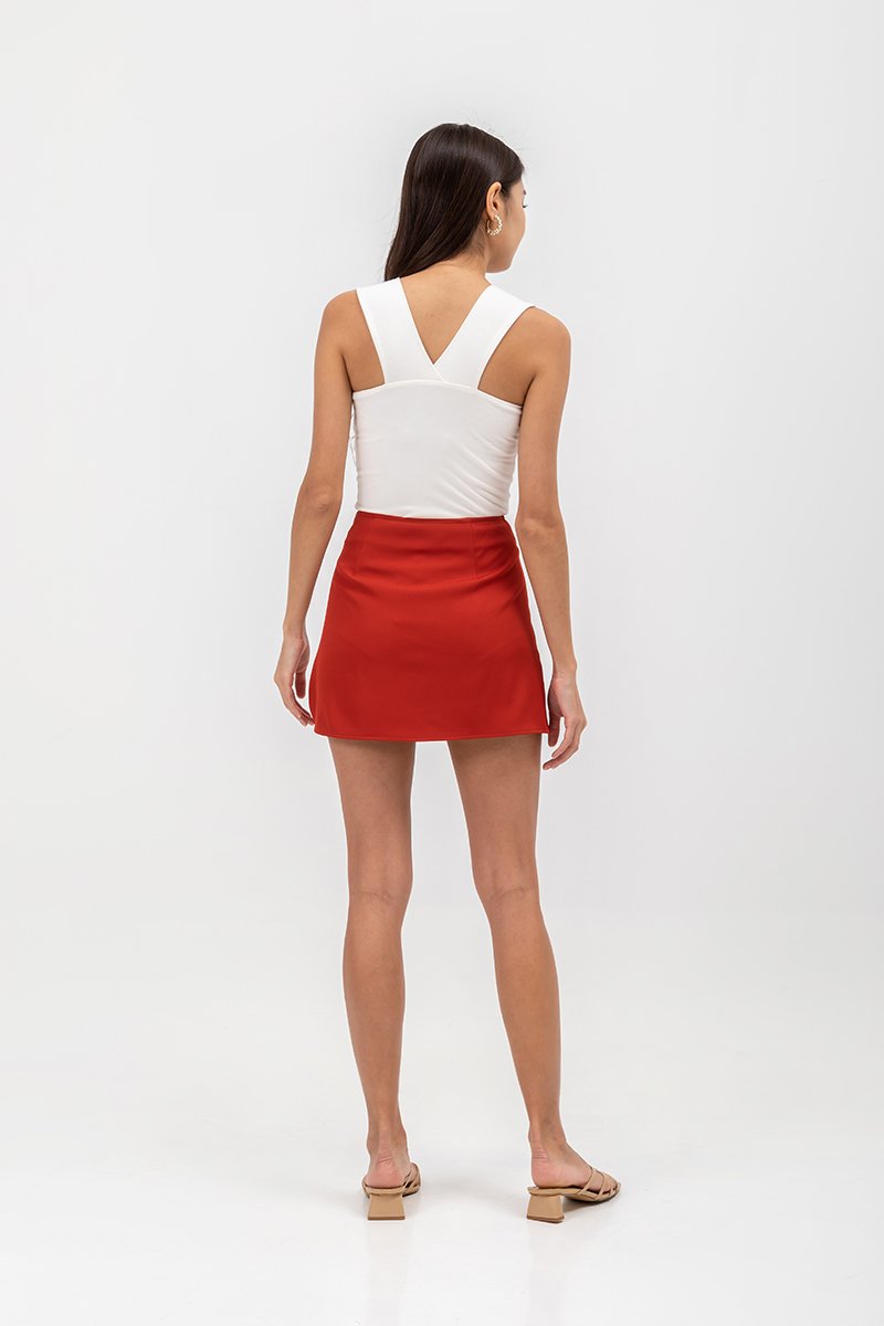 ELIJAH SIDE BUTTONDOWN SKORTS